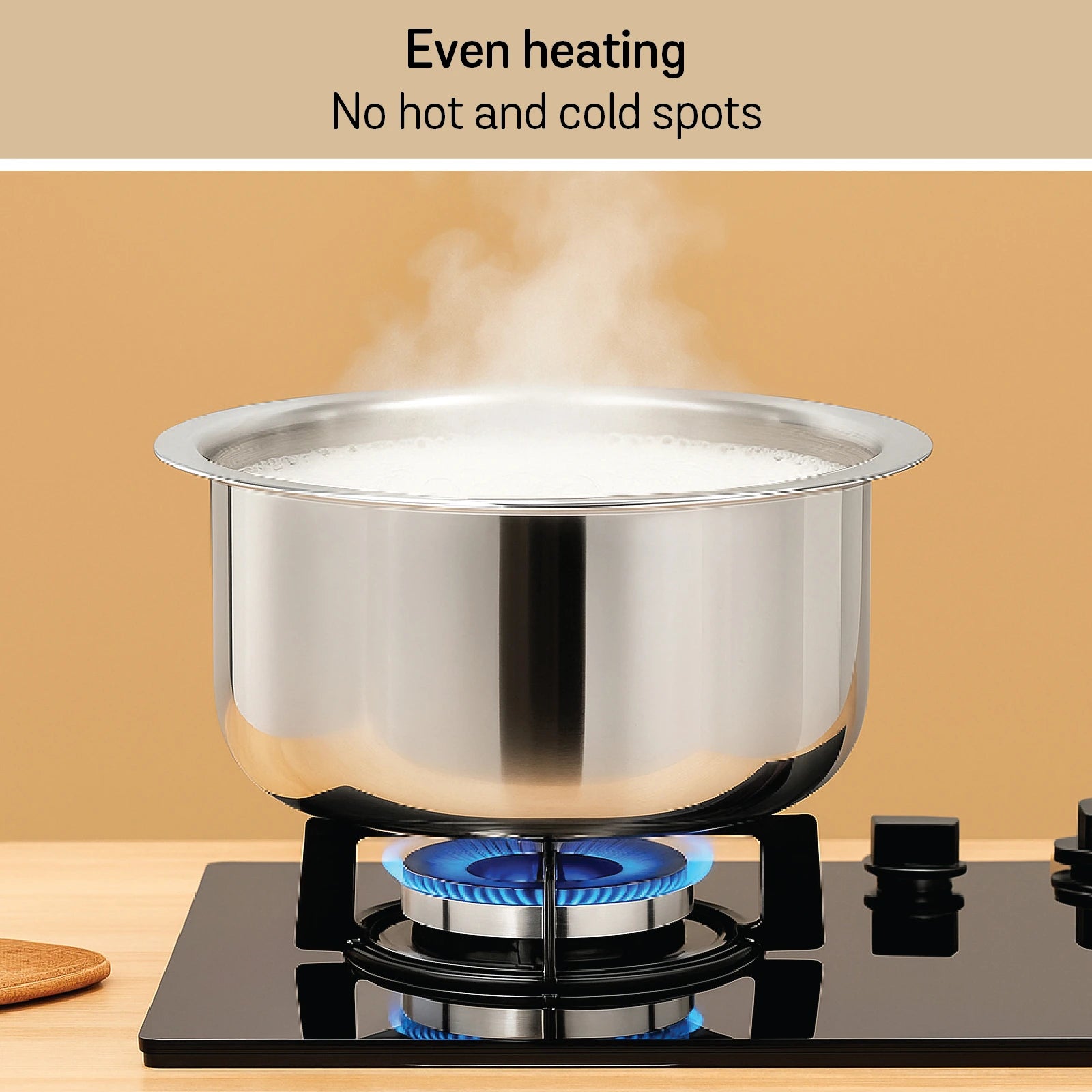 Meyer Trivantage 22cm Tri-Ply Stainless Steel Tope With Lid