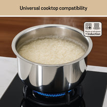 MEYER Trivantage set of 3 Tri-ply Stainless Steel Tope With Lid (14,16,18 cm)