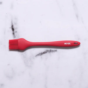Meyer Silicone Accessories 2 pcs set - ( Spatula + Brush ), Red
