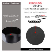 Circulon Origins 16cm Saucepan Non-Stick + Hard Anodized, Black (Suitable For Gas & Induction)