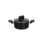 Meyer Safecook Non-Stick Casserole, Black, 18Cm
