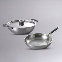 MEYER Trivantage 2pcs Cookware Set (26cm Kadai With Lid + 26cm Frypan)