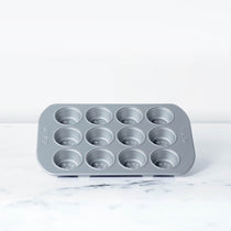 Meyer Bakemaster 2-Piece Bakeware Set - 12 Cup Mini Muffin Pan + 20cm/8" Pie Tin - Pots and Pans