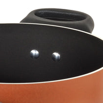 Meyer Non-Stick 3pcs Cookware Set (2.8L/20cm Casserole/Biryani Pot + 24cm Flat Dosa Tawa) - Pots and Pans