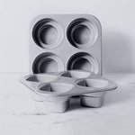 Meyer Bakemaster 2-Piece Bakeware Set - 4 cup Square Cake pan + 4 cup Round Cake pan - Pots and Pans