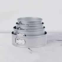 Meyer Bakemaster 4-Piece Bakeware Set - 16cm + 18cm +20cm + 23cm Springform Cake Tin - Pots and Pans