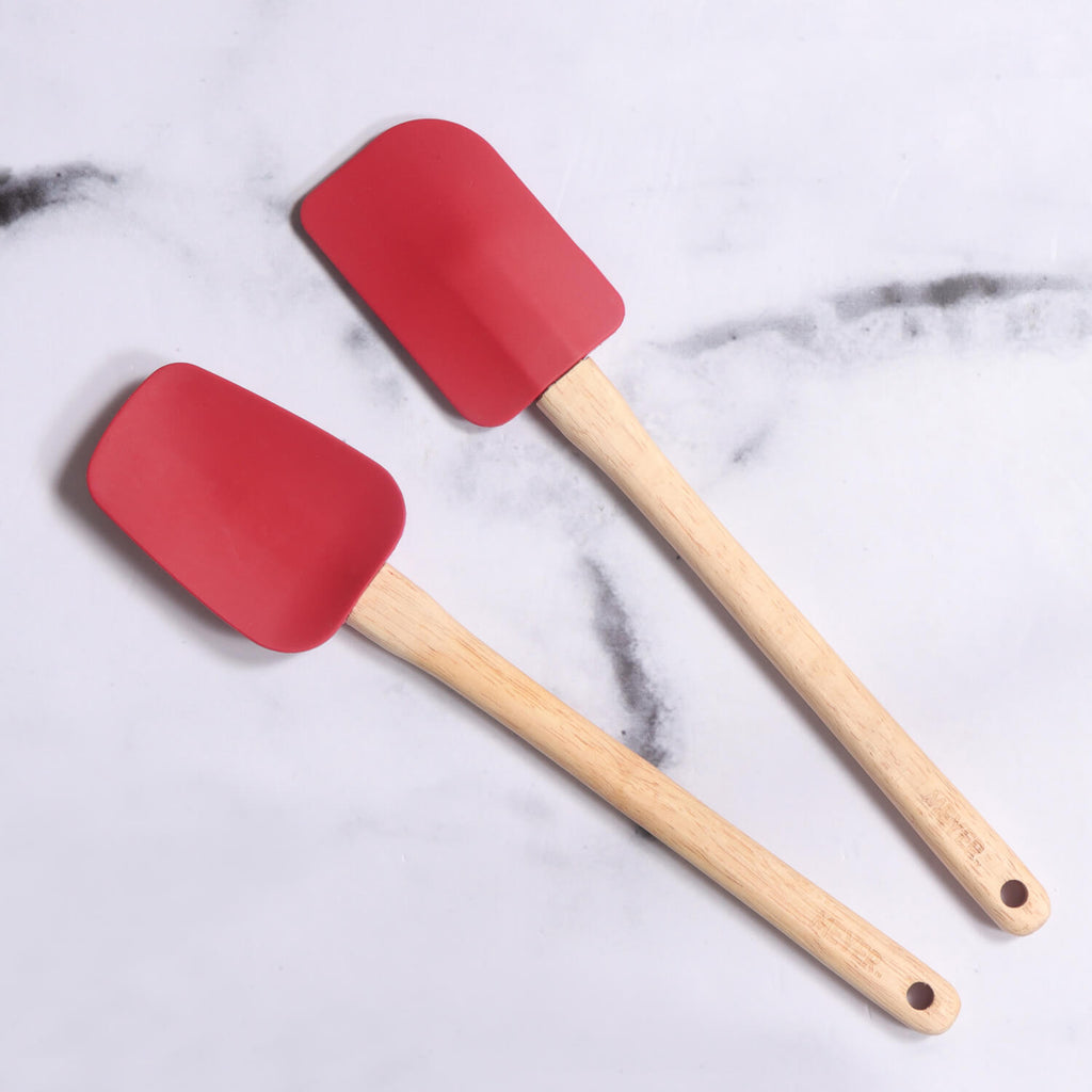 Meyer 2 Piece Set - Heavy Duty Silicone Spoonula and Spatula - Pots and Pans