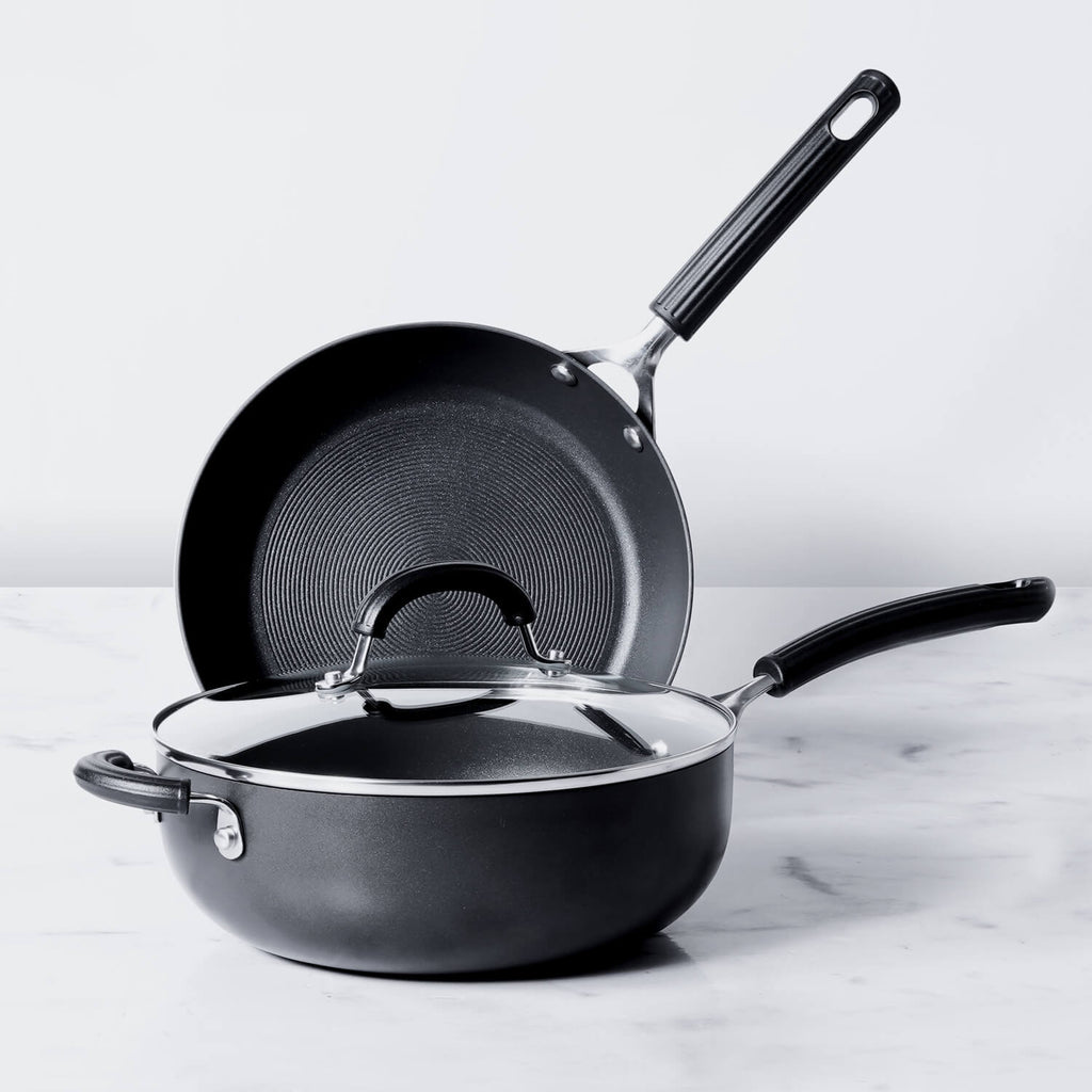 Circulon Origins Non-Stick + Hard Anodised 3pc Cookware Set (26cm Skillet + 26cm Chef's Pan) - Pots and Pans