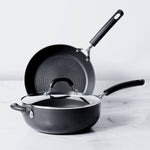 Circulon Origins Non-Stick + Hard Anodised 3pc Cookware Set (26cm Skillet + 26cm Chef's Pan) - Pots and Pans