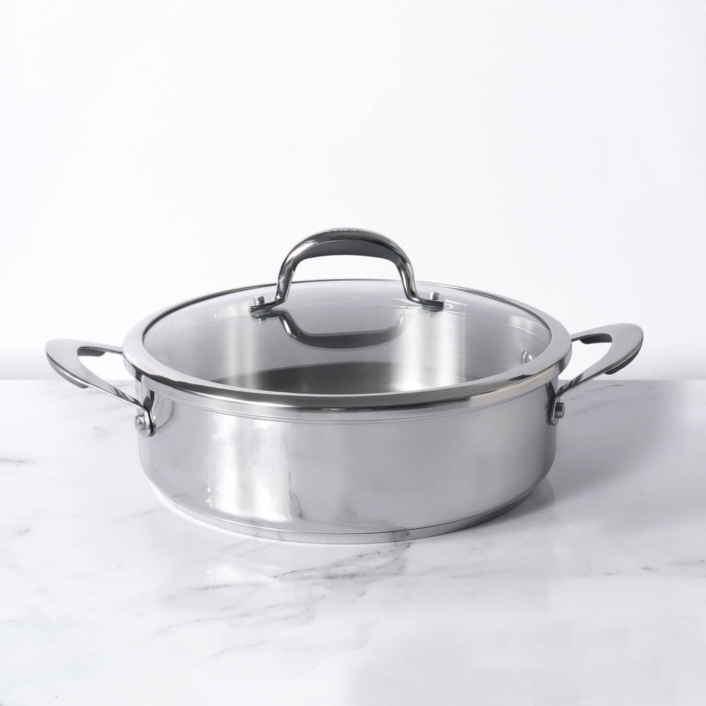 Steel Kadai: Buy Premium Nickel-Free Stainless Steel Cookware - PotsandPans  India