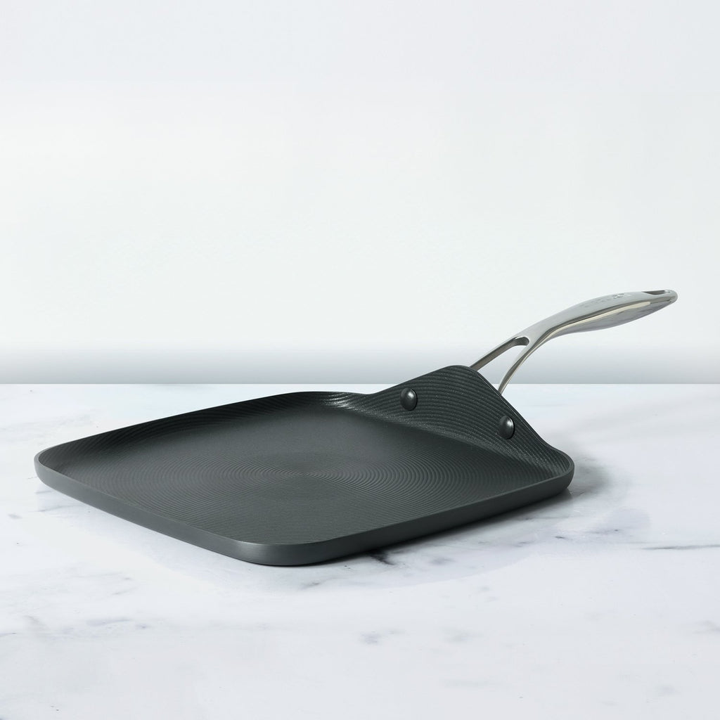 Circulon Non-Stick + Hard Anodized Square Griddle, 28 cm - Pots and Pans