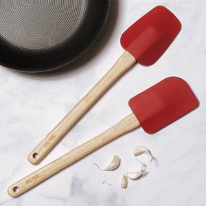 Meyer 2 Piece Set - Heavy Duty Silicone Spoonula and Spatula - Pots and Pans
