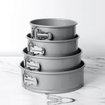 Meyer Bakemaster 4-Piece Bakeware Set - 16cm + 18cm +20cm + 23cm Springform Cake Tin