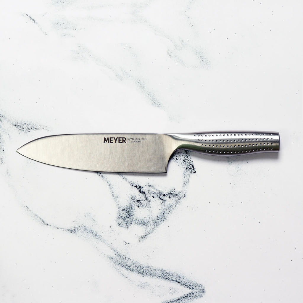 Meyer Stainless Steel Sharp Santoku Knife, 17.5 cm