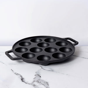 Appam Pan - Meyer Pre Seasoned Cast Iron Appam Pan - PotsandPans India