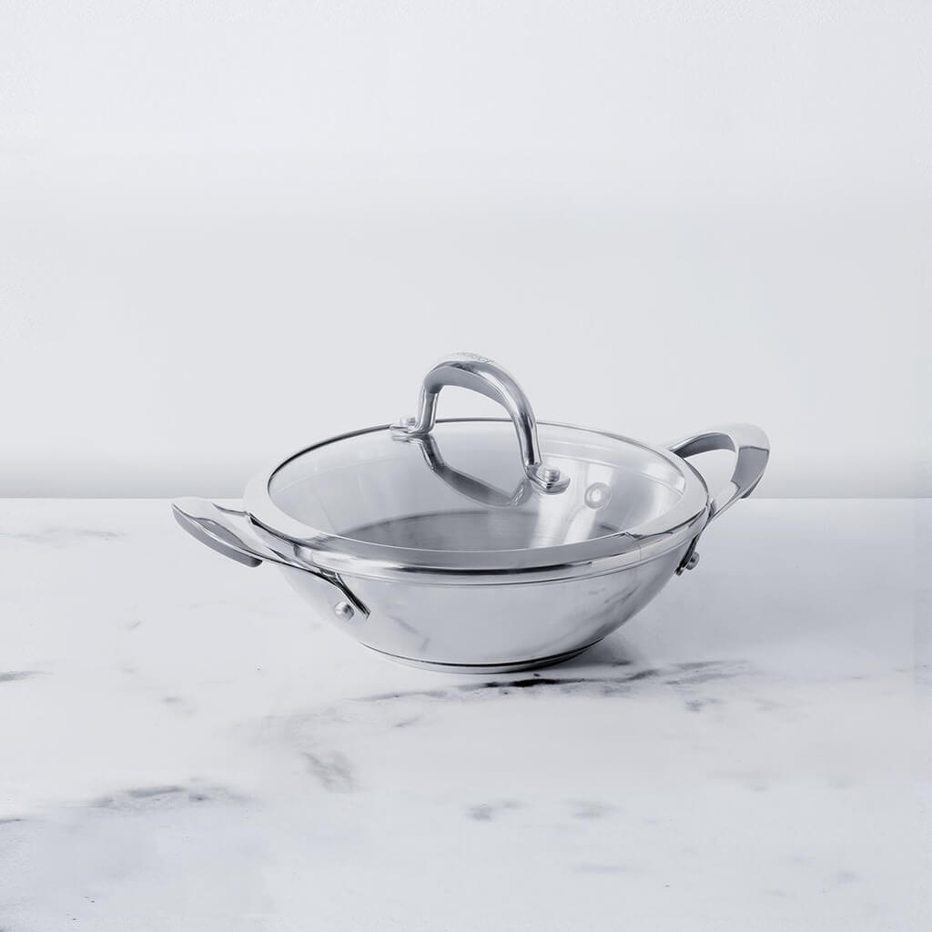 Meyer Select Stainless Steel Kadai 22cm (Induction & Gas Compatible)