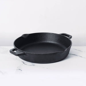 Buy Cast Iron Skillet 24cm  Best Iron Skillet Pan - PotsandPans India