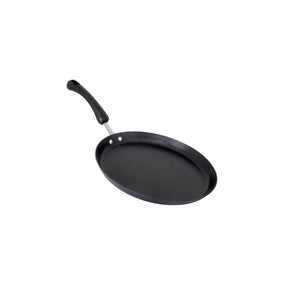 Meyer Non-Stick 5pcs Set (28cm Flat Dosa Tawa + 24cm Frypan + 24cm Kadai with Lid + Nylon Turner) - Pots and Pans
