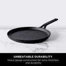 Meyer 2pcs Set - 28cm Cast Iron Flat Tawa + Oil Sprayer