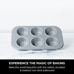 Meyer Bakemaster 2-Piece Bakeware Set - 12 cup muffin pan + 6 cup muffin pan