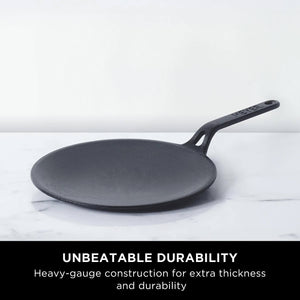 Meyer Pre Seasoned Cast Iron 2pcs Set (24cm Frypan/Skillet + 26cm Curved Roti Tawa)