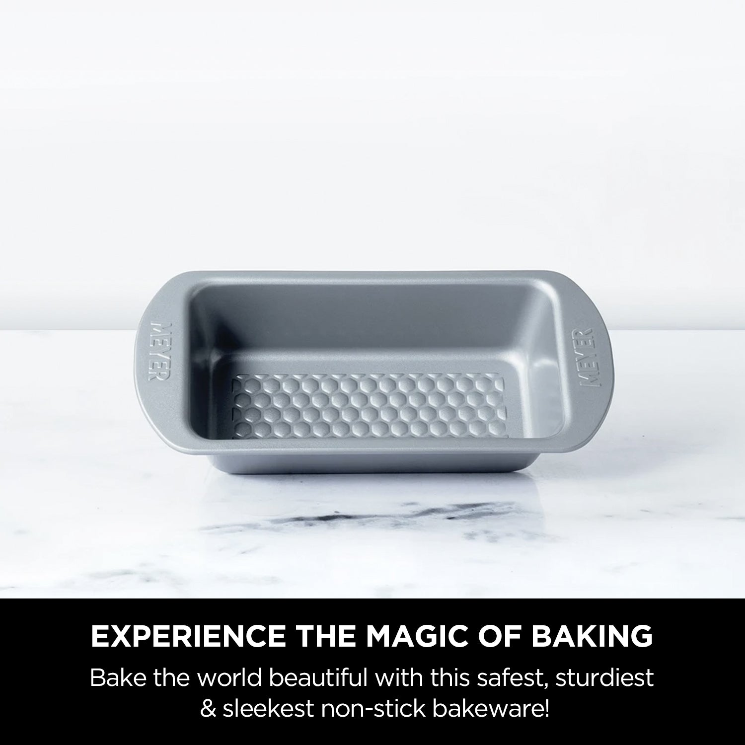 Meyer Bakemaster 2-Piece Bakeware Set - 1 LB Loaf Tin + 2 LB Loaf Tin