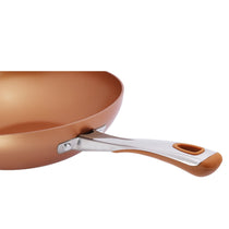 Prism Non-Stick Stirfry/Wok with Stick Handle 26cm, Copper [Induction Compatible] - Pots and Pans