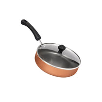Meyer Non-Stick 4pcs Cookware Set (Sautepan + Curved Roti/Chappati Tawa + Nylon Turner) - Pots and Pans