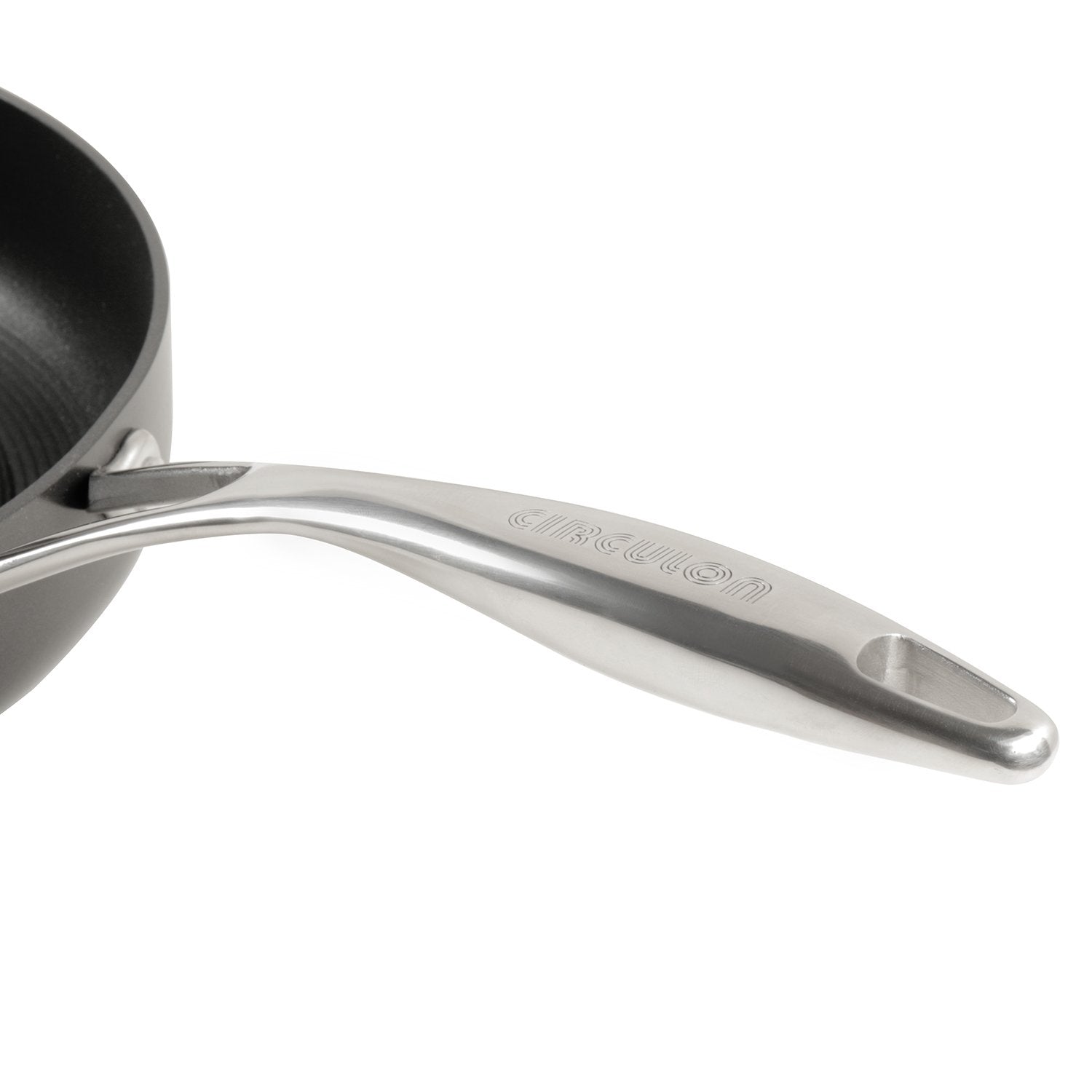 Circulon 2-Piece Set - Round Grill Pan 28cm + Curved Roti Tawa, 26cm - Pots and Pans