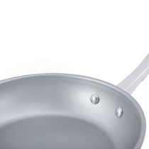 Prism Non-Stick Frypan 24cm, Silver [Induction & Gas Compatible] - Pots and Pans