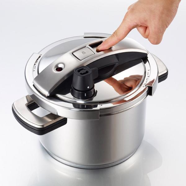Meyer Stainless Steel 4L 'Single Hand' High Pressure Cooker - Pots and Pans