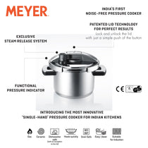 Meyer Stainless Steel 4L 'Single Hand' High Pressure Cooker - Pots and Pans