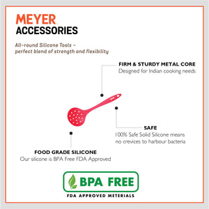 Meyer Silicone Skimmer, Red - Pots and Pans