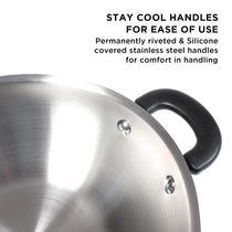 Centennial Nickel Free Stainless Steel Kadai, 26cm