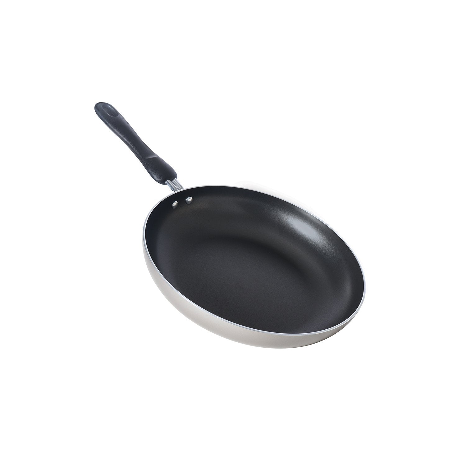 Meyer Non-Stick 6pcs Set (14cm Milkpan+26cm Frypan+26cm Kadai+Nylon Turner+Nylon Spoon) - Pots and Pans
