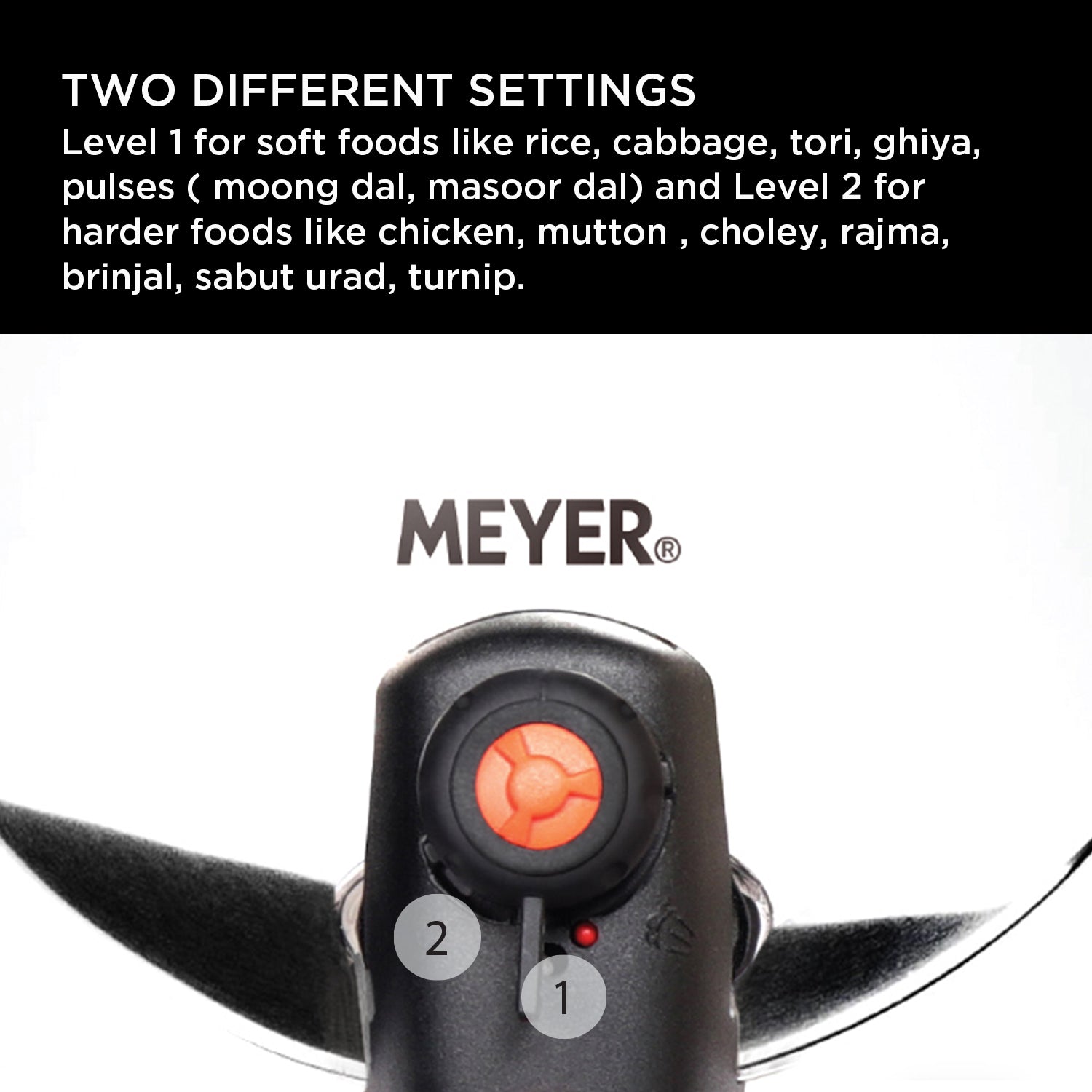 Meyer Presta Stainless Steel Dual Pressure Cooker, 4L
