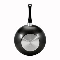 Meyer Skyline Non-Stick Stirfry with Lid 28cm, Grey - Pots and Pans