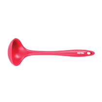 Meyer Silicone Round Ladle, Red - Pots and Pans