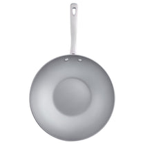 Prism Non-Stick Stirfry/Wok with Stick Handle 26cm, Silver [Induction Compatible] - Pots and Pans