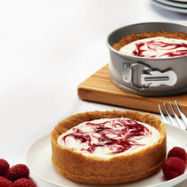 Meyer Bakemaster 3-Piece Bakeware Set - Mini Oven Roaster + 20cm/8" Pie Tin + 18cm Springform Cake Tin - Pots and Pans