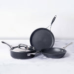 Circulon Infinite Non-Stick + Hard-Anodized Cookware Set (28cm flat dosa tawa, 20cm skillet, 24cm saute pan) - Pots and Pans