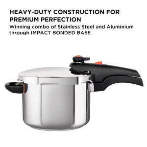 Meyer Presta Stainless Steel Dual Pressure Cooker, 3L