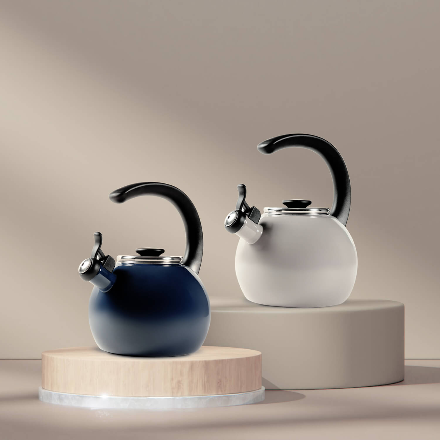 Circulon Teakettles Tea Kettle in Navy Blue 