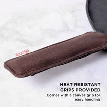 Meyer Cast Iron 2pcs Set - 25cm Grill pan + 26cm Roti Tawa