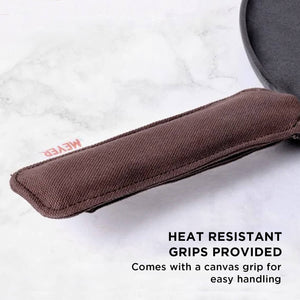 Meyer Cast Iron 2pcs Set - 25cm Grill pan + 26cm Roti Tawa