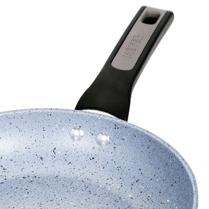 Meyer Forgestone Non-Stick Frypan 25cm, Stone Grey [Induction & Gas Compatible] - Pots and Pans
