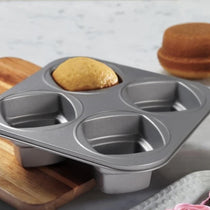 Meyer Bakemaster 2-Piece Bakeware Set - 4 cup Square Cake pan + 4 cup Round Cake pan