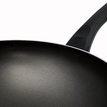 Meyer Skyline Non-Stick Stirfry with Lid 28cm, Grey - Pots and Pans
