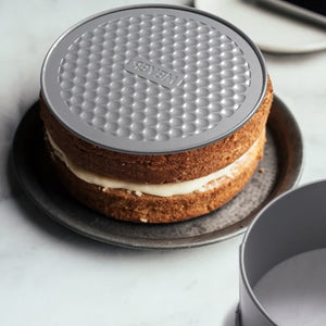 Meyer Bakemaster 3-Piece Bakeware Set - 23cm Square Springform + Fluted Mold + 20cm Loose Base Cake tin