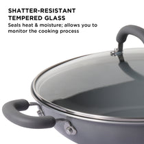 Meyer Anzen Ceramic Coated Cookware 4pcs Set - 20cm Wok/Kadai with Lid + 26cm Wok/Kadai with Lid